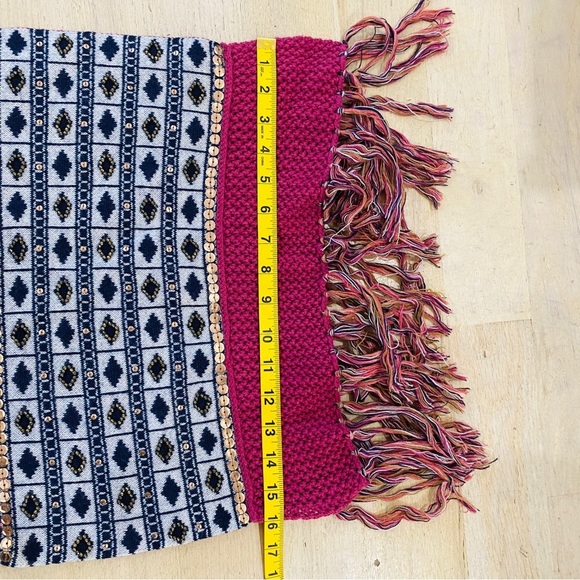 Anthropologie Angel of the North lambswool blend beautiful oversized scarf NEW - Picture 13 of 13